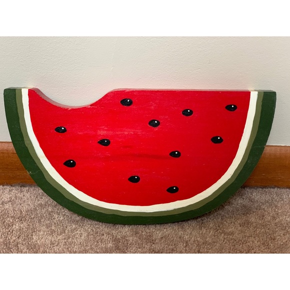 Wall Art Wooden Watermelon Wall Decor Poshmark